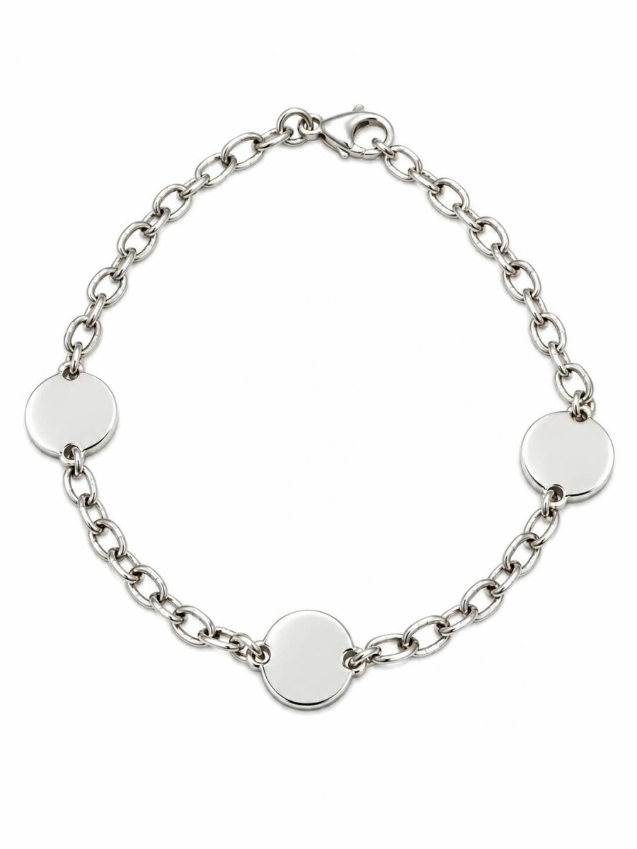 Pulsera con tres medallas 