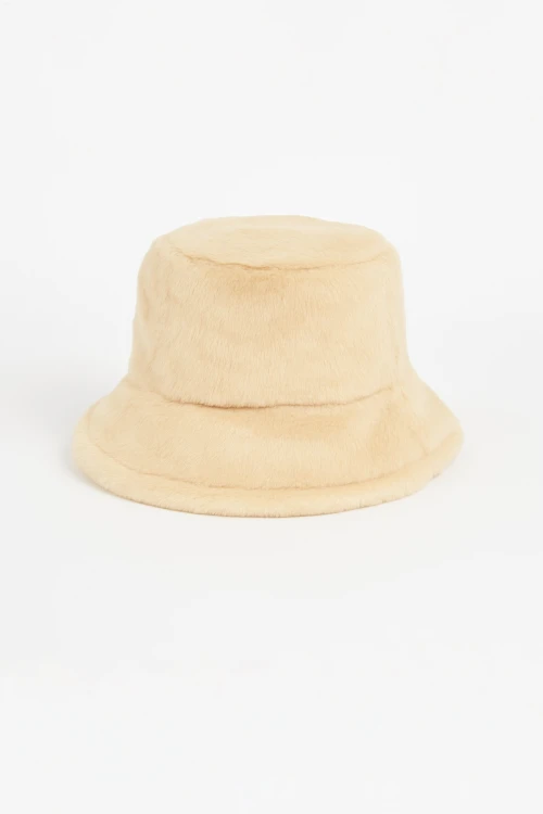 Gorro bucket soft beige