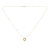 Colgante Mariela de oro amarillo 18K y brillante. Incluye cadena Colgante Mariela de oro amarillo 18K y brillante. Incluye cadena