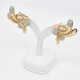 Caravanas Antiguas En Oro 18K Y Brillantes Caravanas Antiguas En Oro 18K Y Brillantes