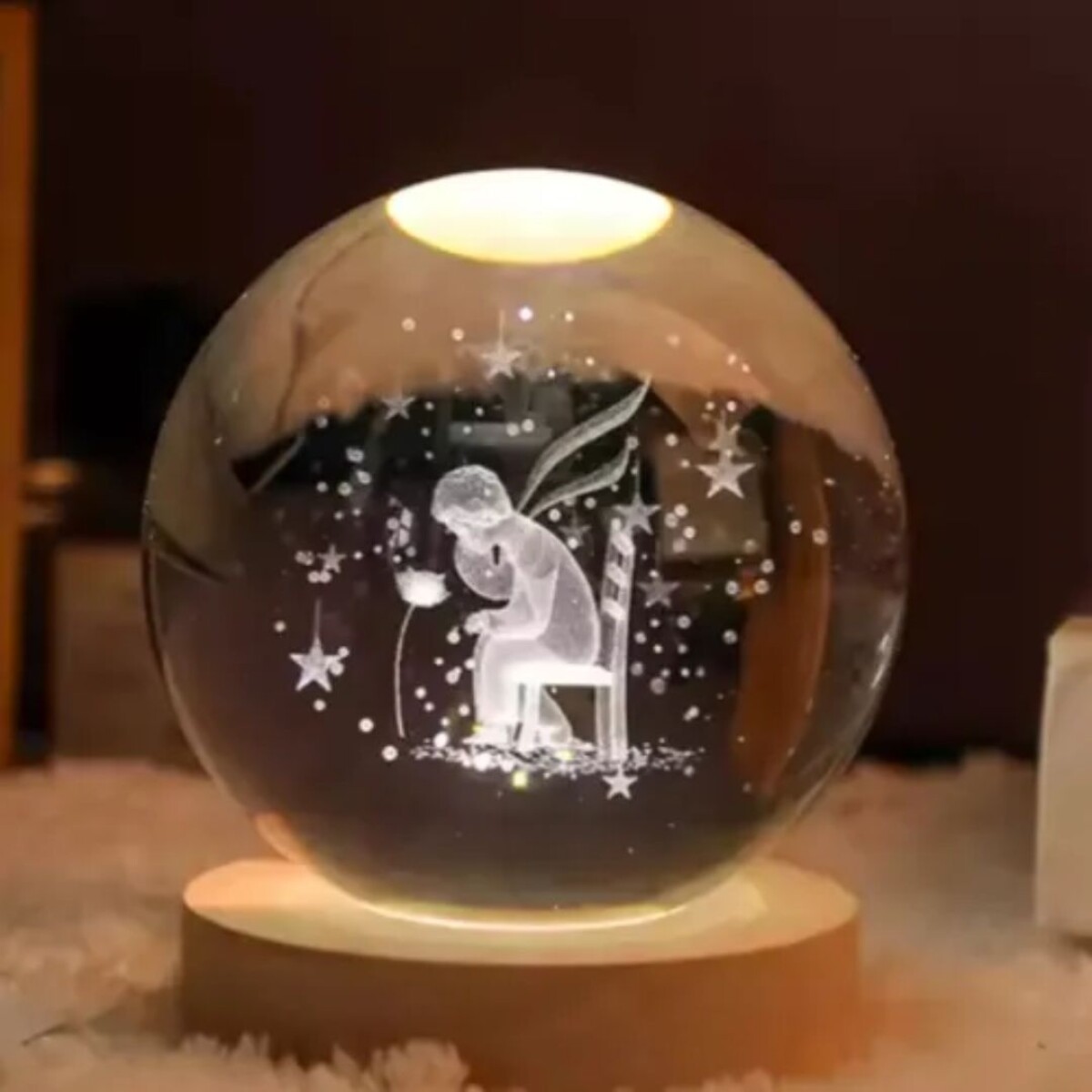 ESFERA VELADORA LAMPARA LED PRINCIPITO 2 