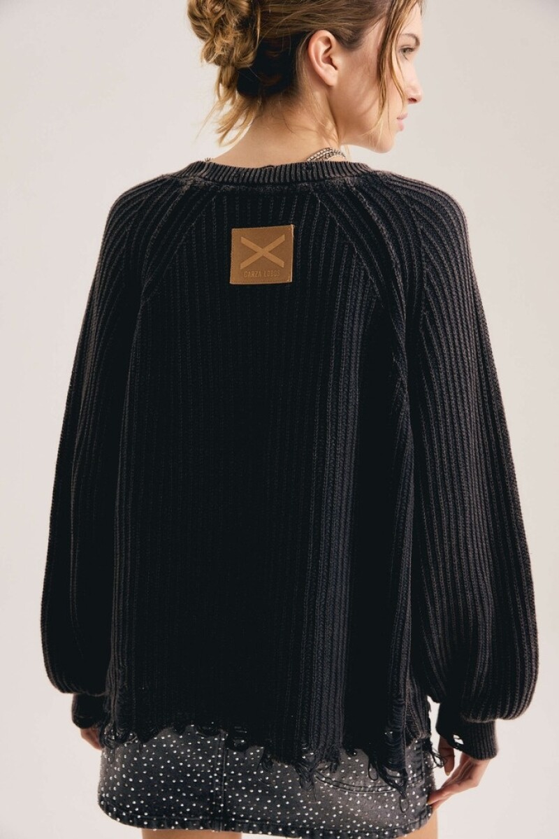 SWEATER LIZARD Negro