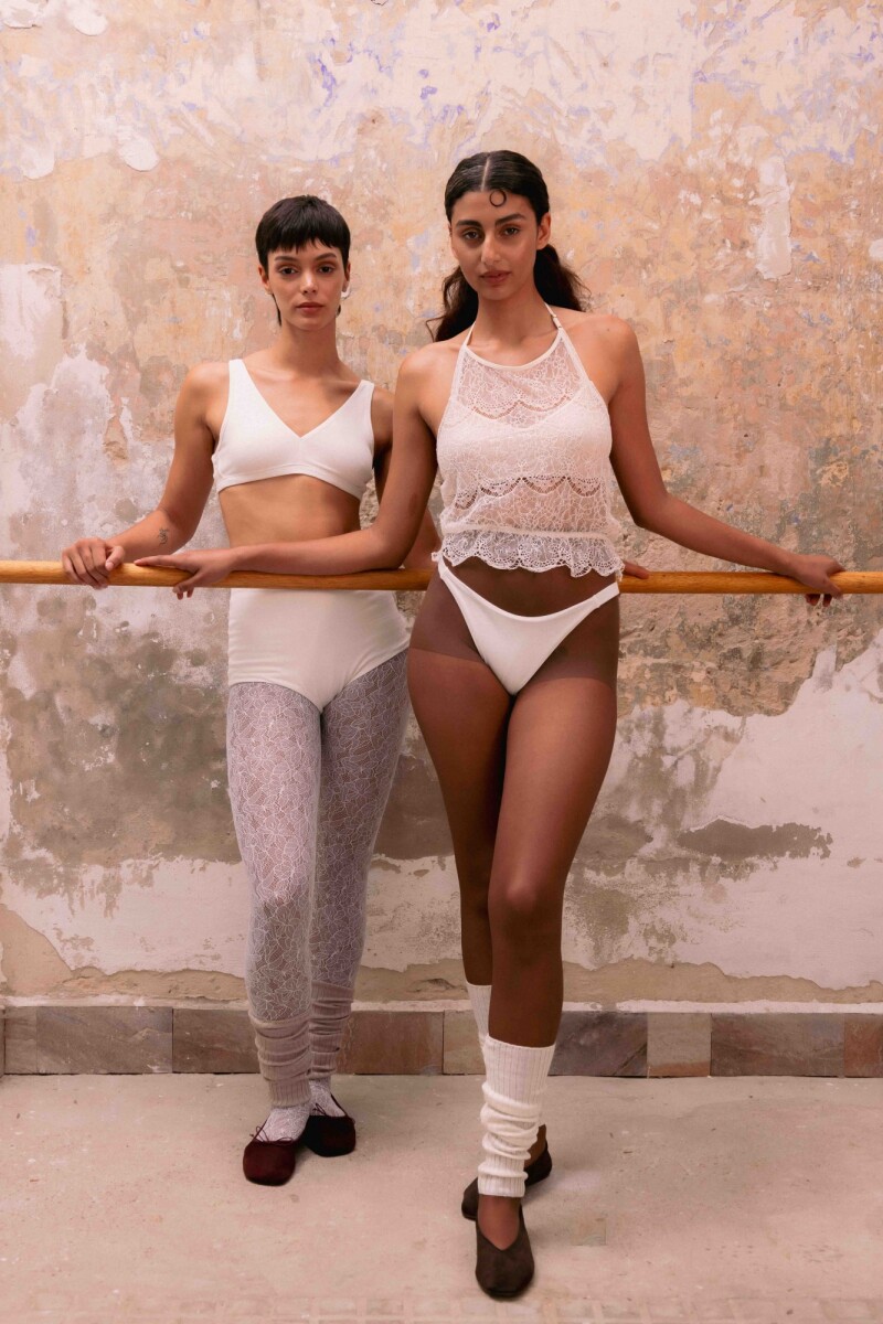 Medias Lace Blanco