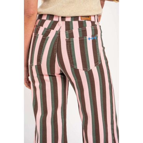 Jean Flared Rayado Multi