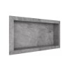 Nicho estante de empotrar Porcelanato 60cm Gris Nicho Estante De Empotrar Porcelanato 60cm Gris