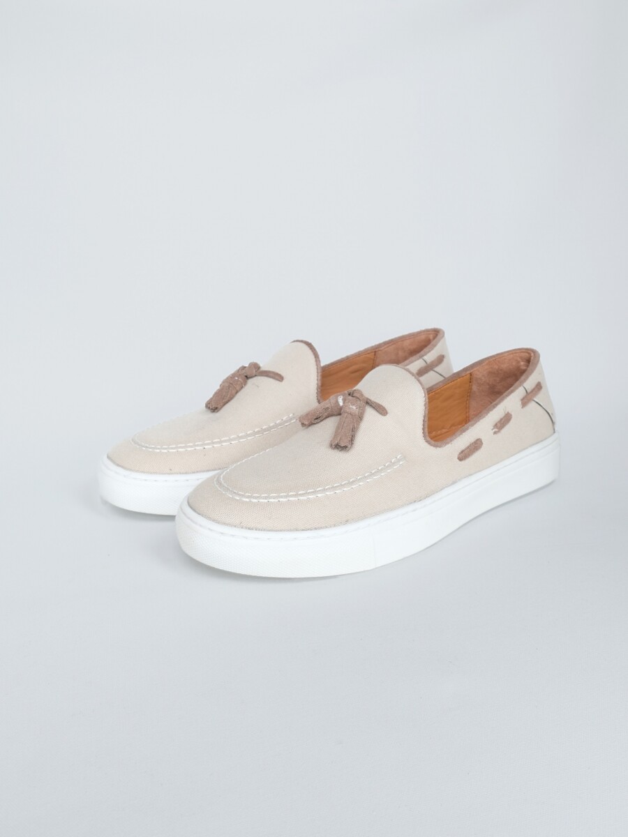 Zapato Slip On Lona - Arena 