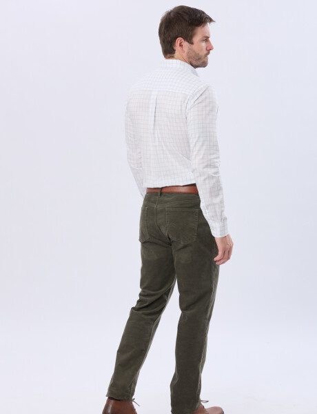 PANTALÓN DE PANA Verde