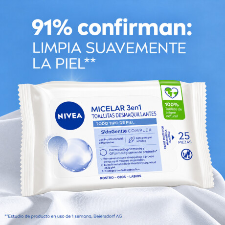 Toallitas Desmaquillantes Nivea Micellar 25 Unidades Toallitas Desmaquillantes Nivea Micellar 25 Unidades