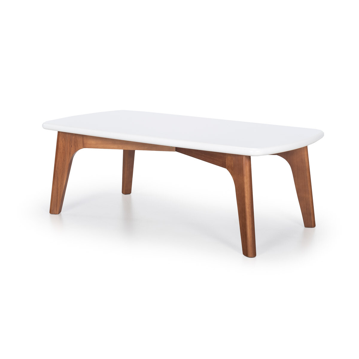 Mesa De Centro Moby - Garapa y Blanco - Con falla 