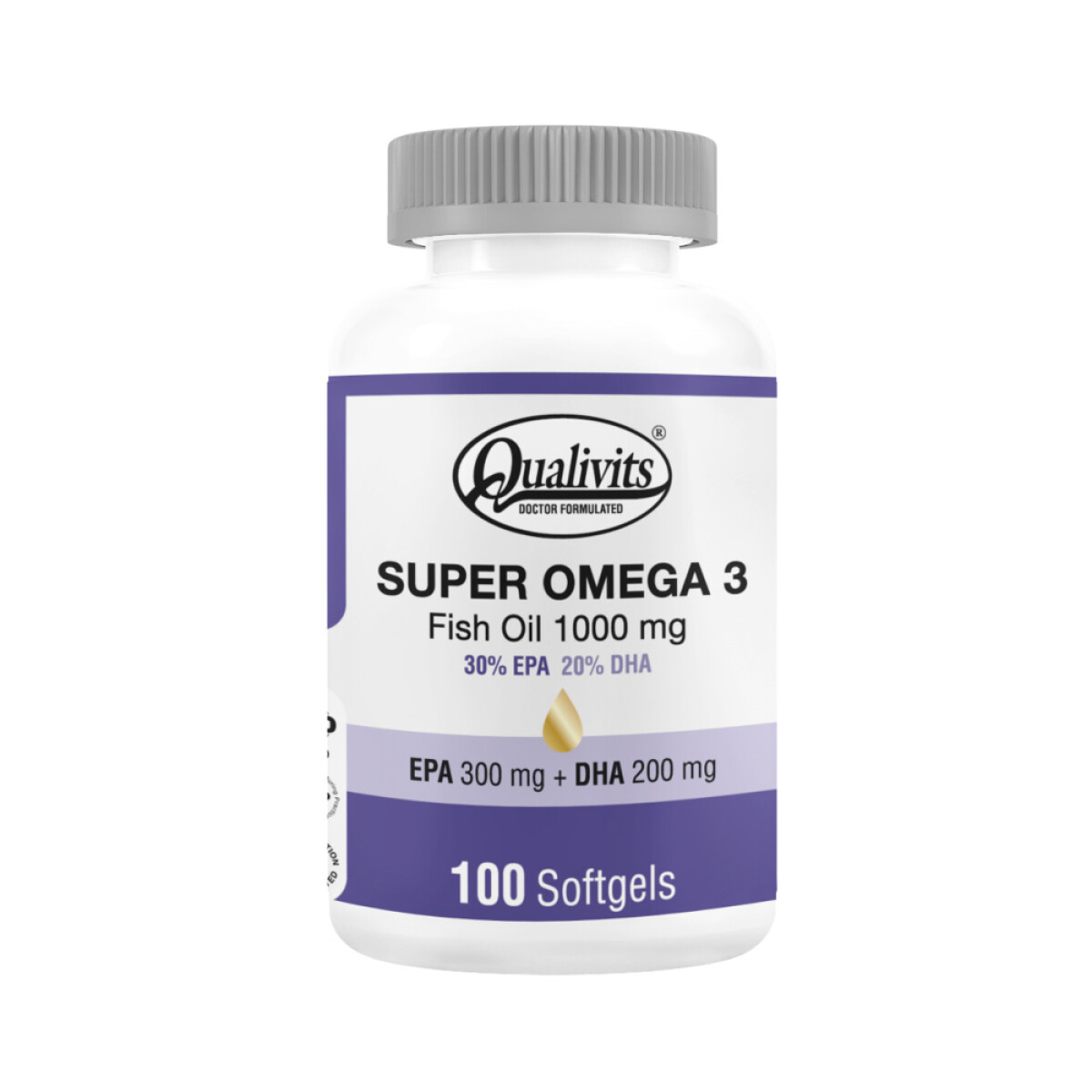 Super Omega-3 Qualivits 100 Tabletas 