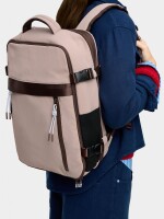 Mochila De Cabina De Nylon rosa