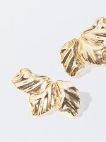 Pendientes Con Flor dorado