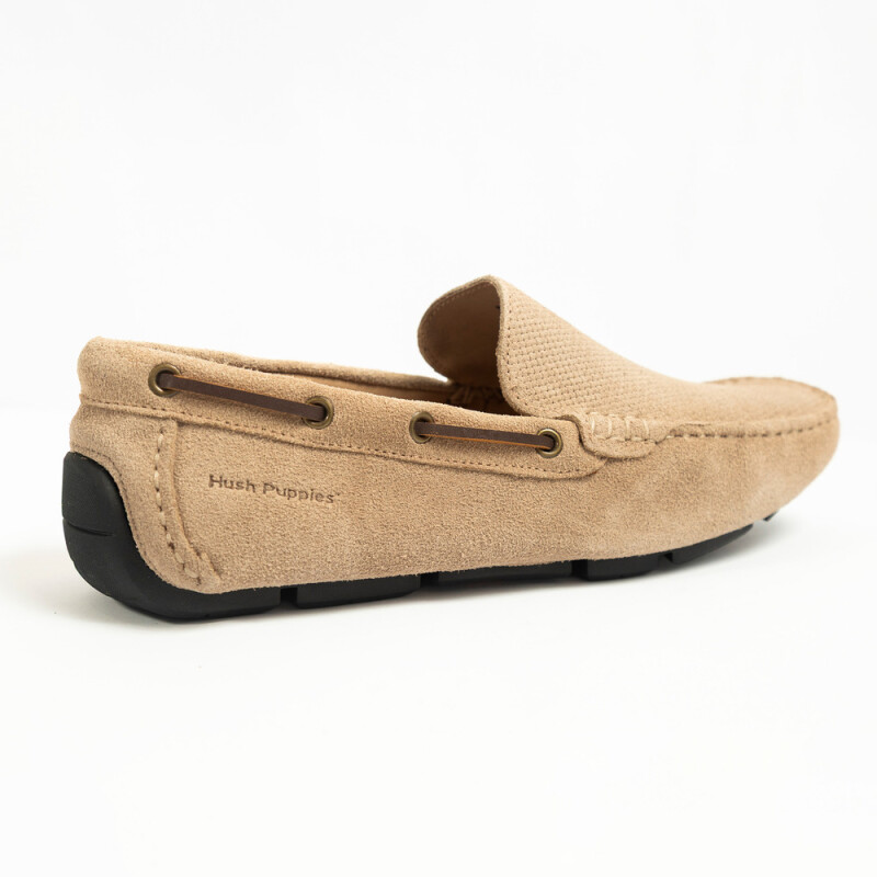 MOCASIN SUEDE/SUEDE EST TRISSÉ MINI SAND SAND