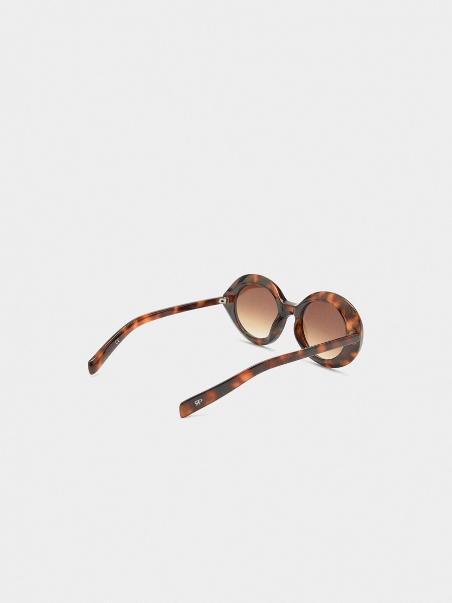 Gafas De Sol Redondas marron