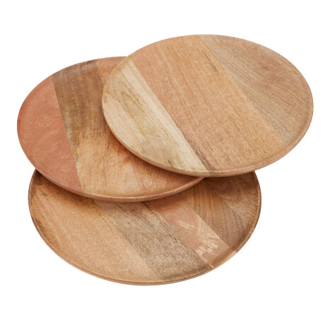 Bandeja Decorativa Gerner Ø30Cm Madera