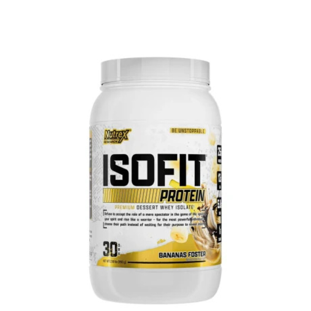 ¡OFERTA IMPERDIBLE! Isofit Isolate Protein 2,3 Lb Nutrex Banana 
