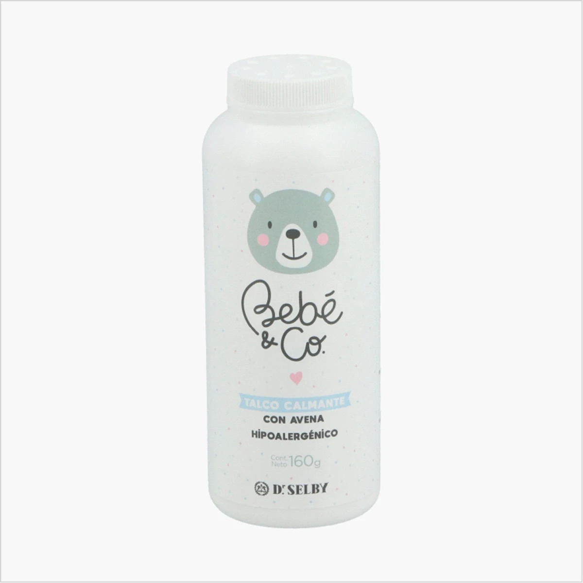 Talco Bebe & Co. Avena 160 Gr 