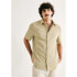 CAMISA MM MASC OLIVA CLARO