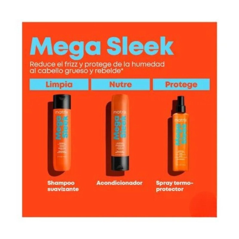 Shampoo Matrix Mega Sleek Anti Frizz 300ml Shampoo Matrix Mega Sleek Anti Frizz 300ml