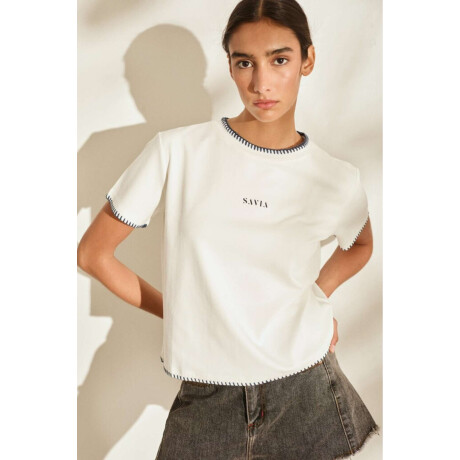 Tshirt Savia Cute Crudo Y Azul