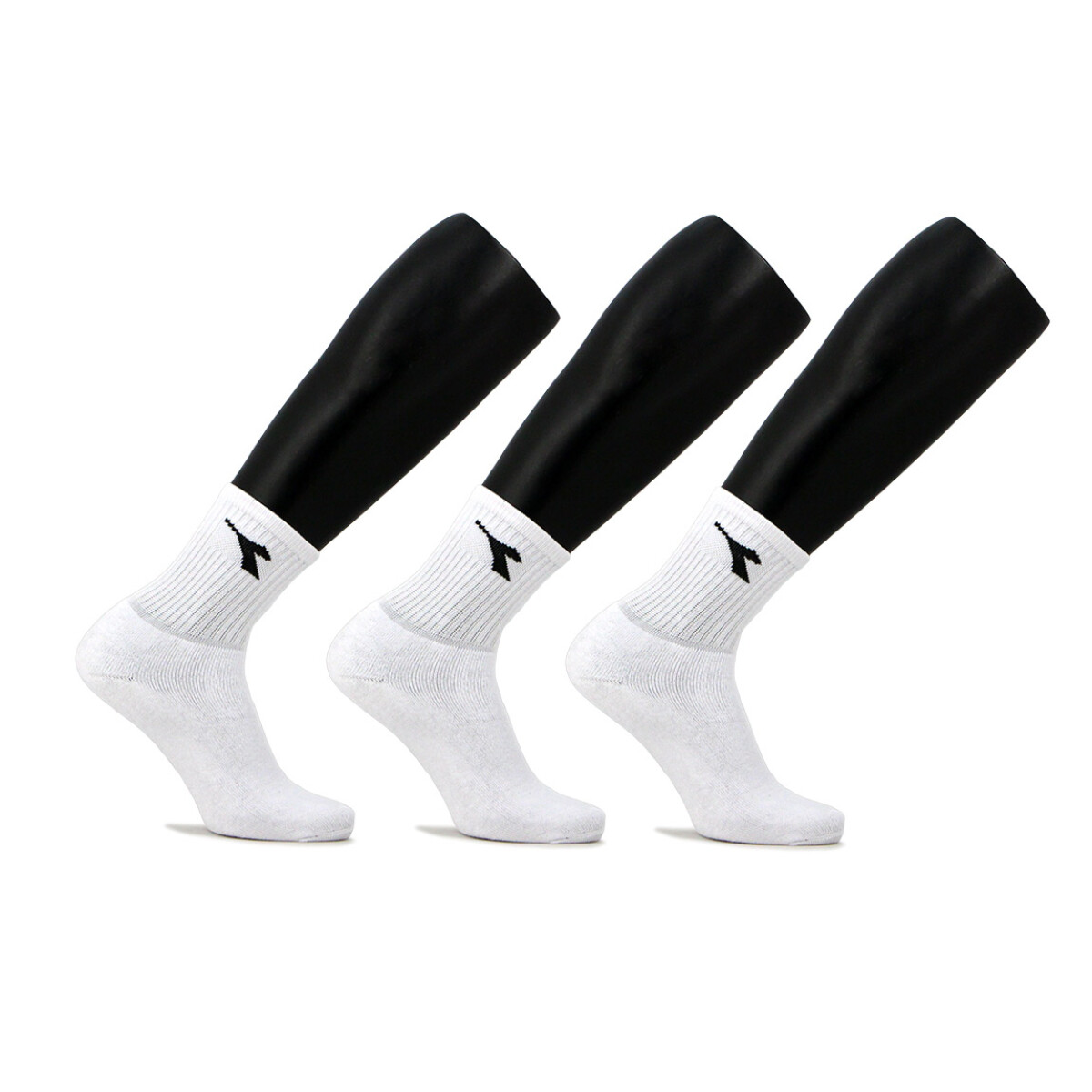 Medias Algodón Diadora Lucca x 3 - Blanco 