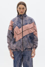 Campera Olímpica Denim Washed Rosa