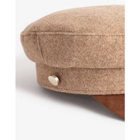 Gorra Baker Gamuza Combinacion Bicolor