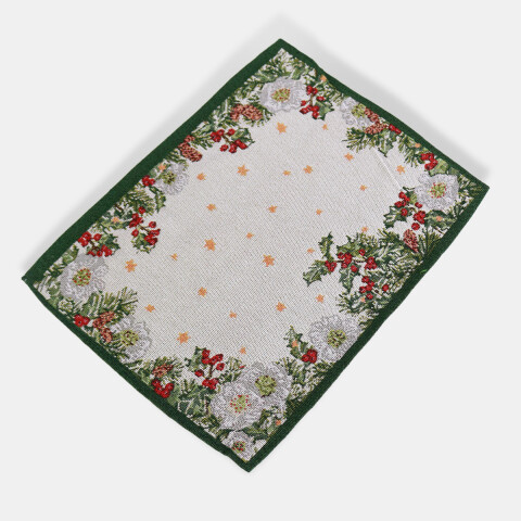 INDIVIDUAL RECT VERDE COMB NAV 33X44CM Unica