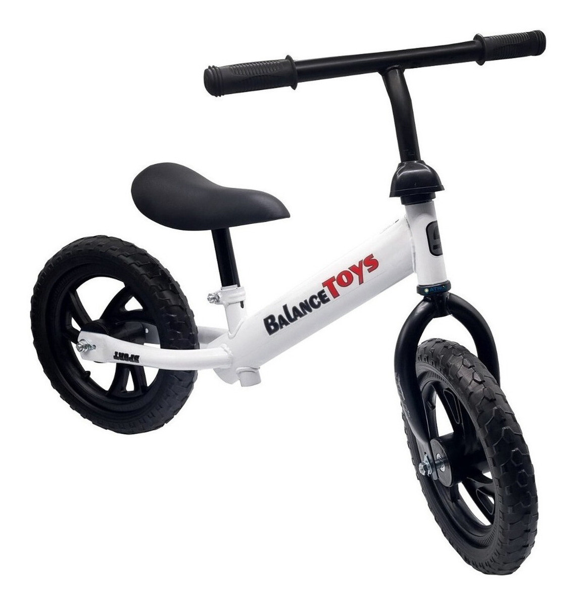 Bicicleta De Metal Sin Pedales P/ Niños Ruedas Calidad - Variante Color Blanco 