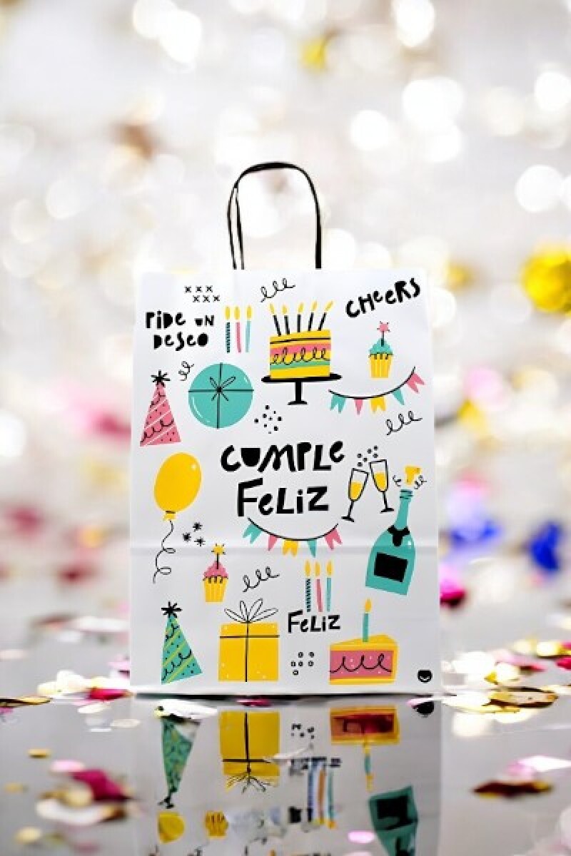 Bolsa fantasia luna 22x10x30 cm. - FELIZ CUMPLE 