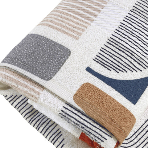 Toalla Baño Estampada Prisma 100% Algodón 70x140 cm APOLO