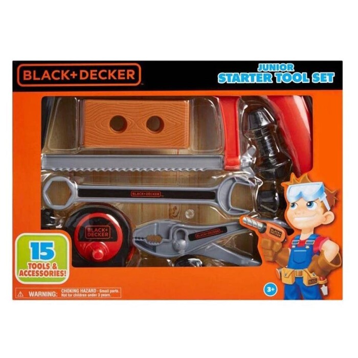 JAKKS BLACK+DECKER SET CONSTRUCTOR PRINC única