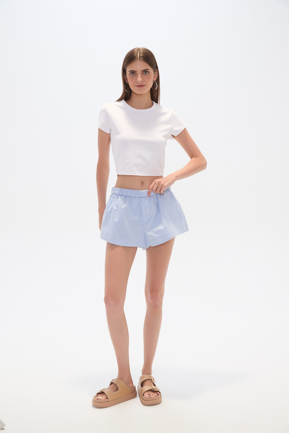 Short Vato Celeste Claro