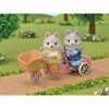 Hermanos Husky en Bici Tandem Sylvanian Families Hermanos Husky en Bici Tandem Sylvanian Families
