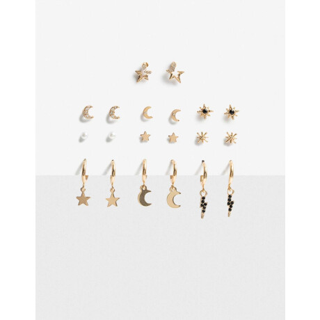 Aros Sets Metal Dorado