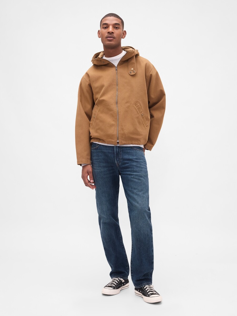 Jean Relaxed Straight Hombre - Dark Wash 