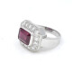 Anillo En Oro 18K Brillantes Y Rubí Anillo En Oro 18K Brillantes Y Rubí