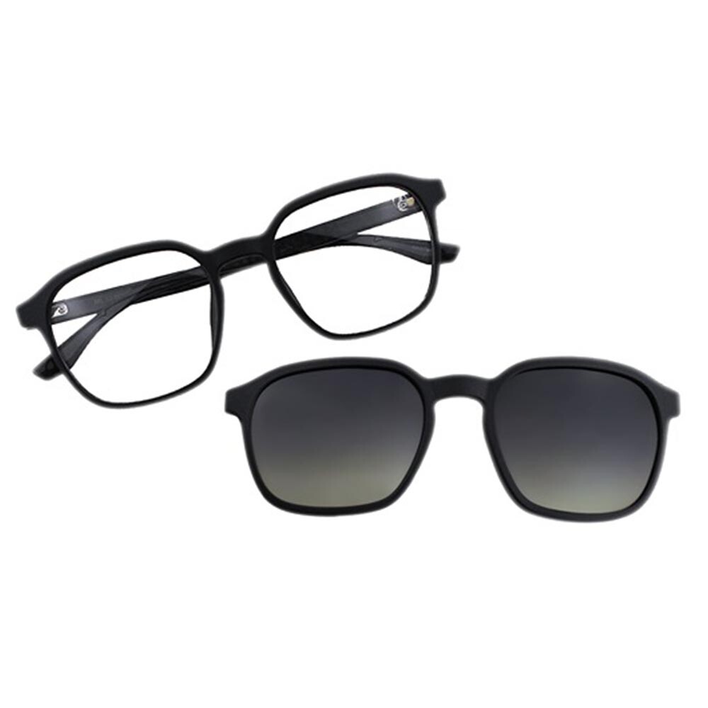 Lentes 2 en 1 De Tr90 Cuadrado Chilli Beans Gradiente/Negro
