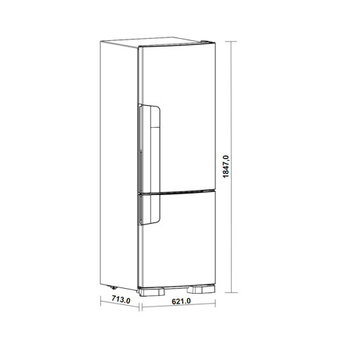 Heladera 428 L No Frost Inverter TRE44AK Ariston Heladera 428 L No Frost Inverter TRE44AK Ariston