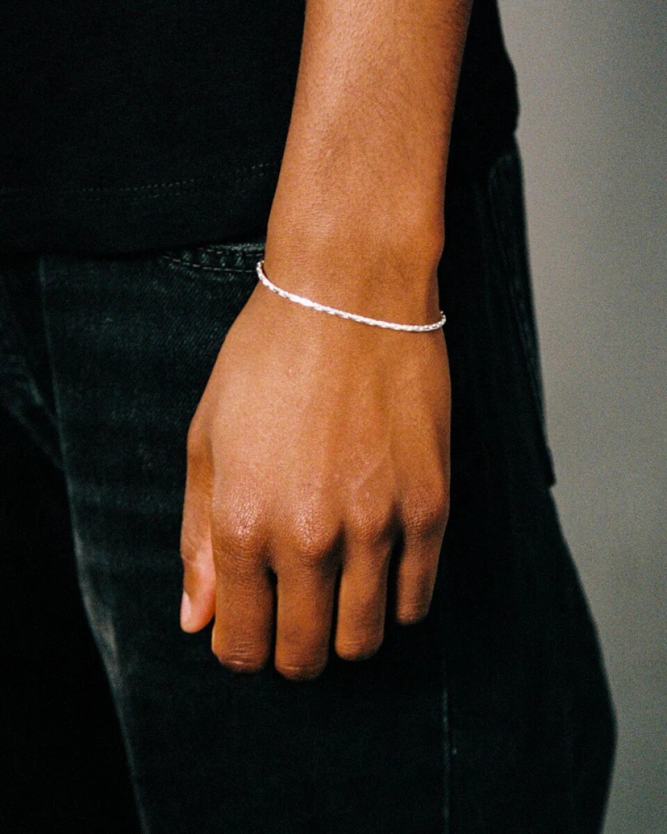 TwoJeys Pulsera Cobra Plata 925 