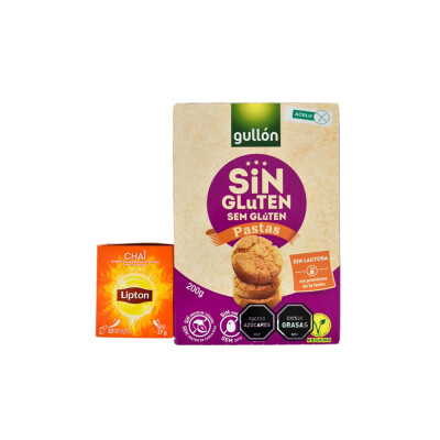 Promo Gullon pasta 200g + Te Lipton regalo Promo Gullon Pasta + Te Lipton