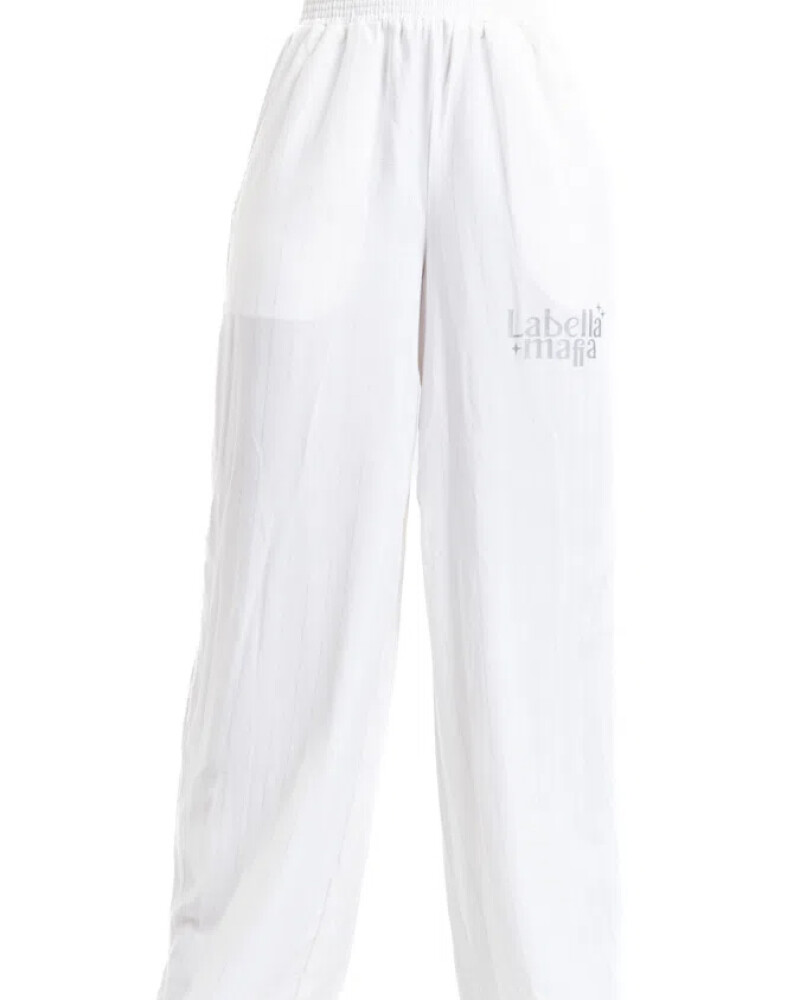 Pantalon Color Blanco By La Bellamafia U