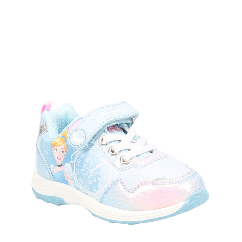 Championes Infantiles Disney Princesa Cinderella Celeste - Rosa