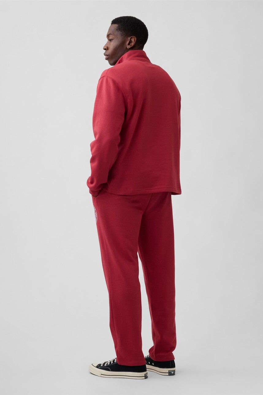 Pantalón Deportivo Logo Gap Hombre Barn Red