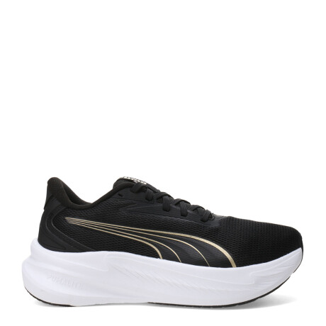 Championes de Mujer Puma Max Stride Lite Negro - Dorado