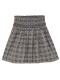 Falda De Cuadros Azul Pato