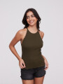 Musculosa Nirell Verde Oliva Oscuro