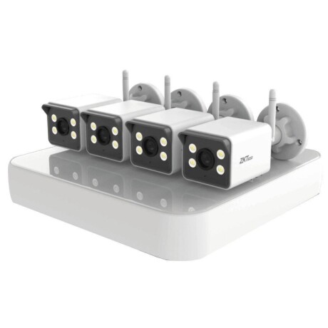 Kit de Cámaras Ip Wifi + Nvr Zkteco 3MP Full Color 001