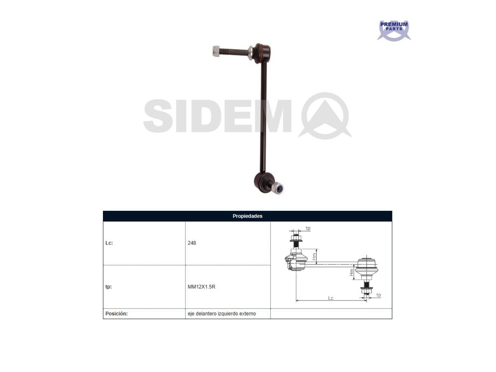 Bieleta BMW X5 Xdrive 35I (F15) 14-18 Izq 
