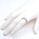 Anillo en oro 18k blanco con 7 brillantes Anillo en oro 18k blanco con 7 brillantes